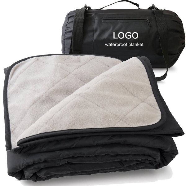 Camping Blanket Factory - Custom Logo Woven Fleece Outdoor Waterproof Portable