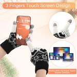 Knitted Gloves Manufacturer - Touchscreen Warm Lined for Work School Walking