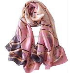 Women's Scarves Factory - Wholesale Luxury Brand Design Foulard Chain Print