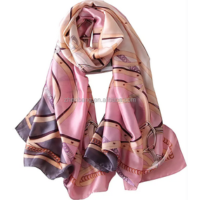 Women's Scarves Factory - Wholesale Luxury Brand Design Foulard Chain Print