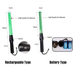 Traffic Baton Manufacturer - Custom LED Rechargeable Flashing Signal Wand
