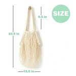 Produce Bags Factory - Reusable Cotton Mesh Washable Vegetable Shopping Bag