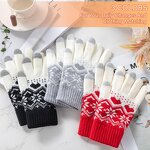 Knitted Gloves Manufacturer - Touchscreen Warm Lined for Work School Walking
