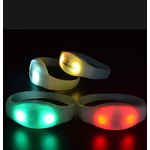 LED Bracelet Manufacturer - 7 Colors Voice Control Flashing Bangle for Party