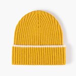 Knitted Hat Manufacturer - Custom Logo Unisex Autumn Winter Single-cuff Cotton