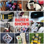 Club Headcover Set Manufacturer - Custom Striped Faux Fur Outdoor Golf