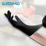 Nitrile Gloves Manufacturer - Wholesale Black Examination Antiskid Blend