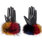 Mink Fur Gloves Factory - Wholesale Genuine Mink Fur Cuff Touchscreen Sheepskin