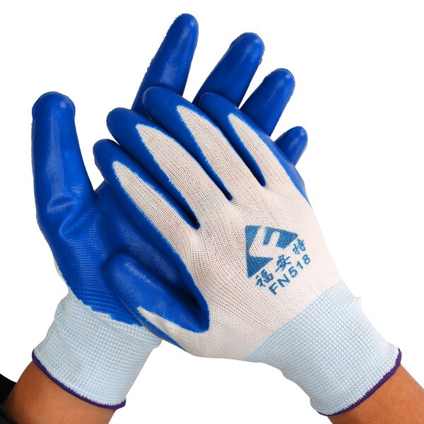 Nitrile Dipped Gloves Manufacturer - Black Green Rescue Protective Waterproof Myflex