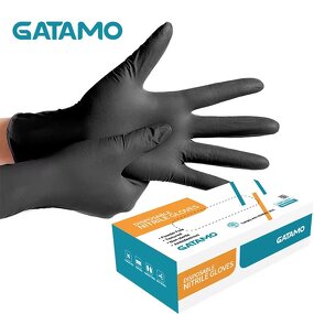 Nitrile Gloves Factory - Food Grade Black Examination Powder Free 4.5-7.0g