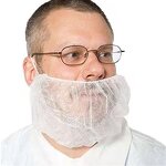 Disposable Snood Manufacturer - PP Nonwoven Mesh Beard Cover for Food Medical