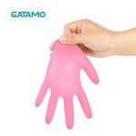 Nitrile Gloves Factory - Wholesale Pink Powder Free Chemical Resistant