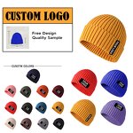 Beanie Hat Factory - Winter Plain Dyed Custom Warm Knitted Short Fisherman