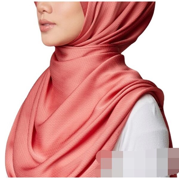 Silk Hijab Factory - Women Muslim Luxury Ladies Satin Glitter Satin Hijab