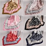 Square Scarf Factory - Wholesale Two-Color Cashew Nut Salad 9090 Casual Ladies