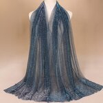 Jersey Scarf Factory - Spring Summer New Gold Thread Jersey Cheap Viscose Hijab