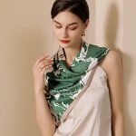 Silk Scarf Factory - Wholesale Summer Soft Floral Printed Square Custom