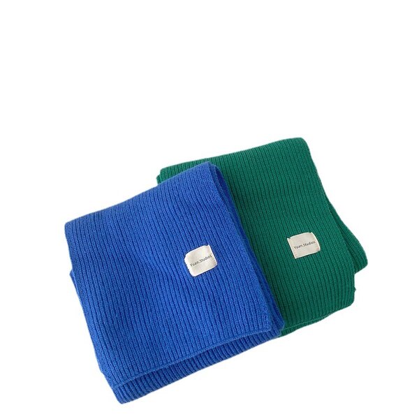 Wool Scarf Factory - Custom Boys Scarves Pure Color Woolen Mufflers Girls