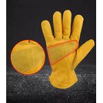 Leather Gloves Factory - Cowhide Labor Protection Soft Wear Resistant Welder