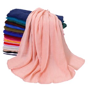 Muslim Scarf Manufacturer - Wholesale Factory Custom Voile Scurt TR Cotton Shawl