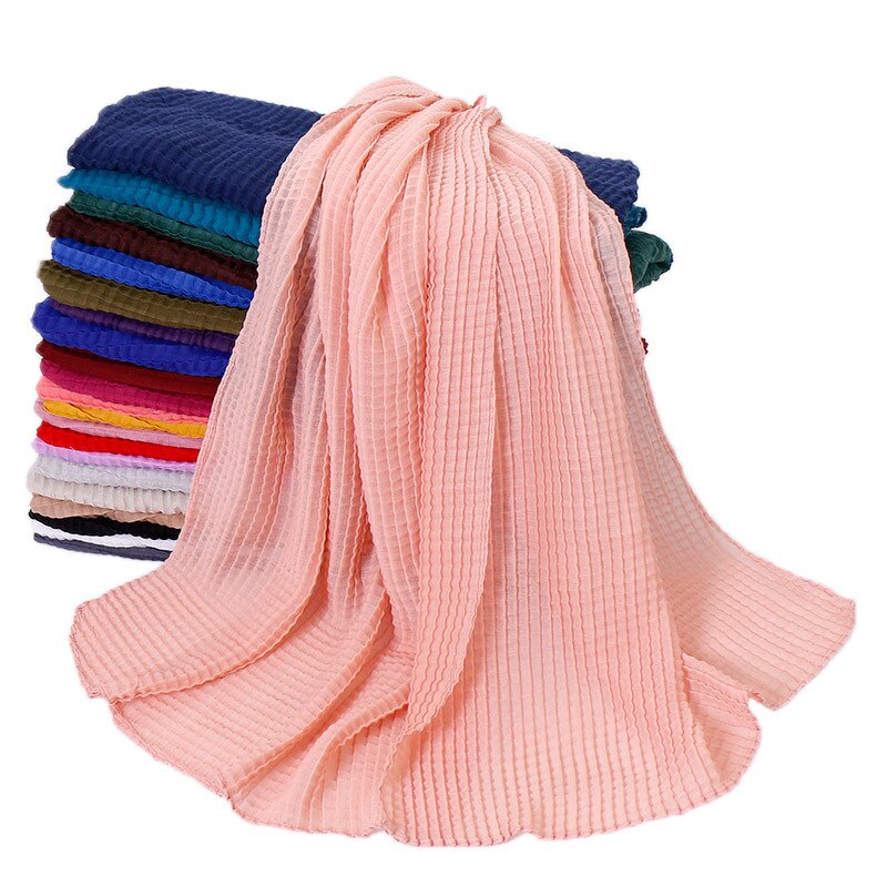 Muslim Scarf Manufacturer - Wholesale Factory Custom Voile Scurt TR Cotton Shawl