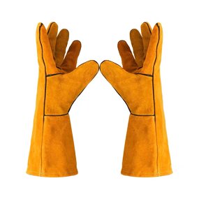 Welding Gloves Factory - Two Layer Cowhide Welder Sweat Absorbing Protective