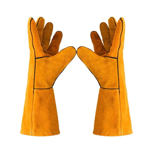 Welding Gloves Factory - Two Layer Cowhide Welder Sweat Absorbing Protective