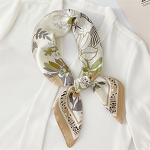 Silk Scarf Manufacturer - Custom Logo Printed 7070cm Square Geometric Patterns