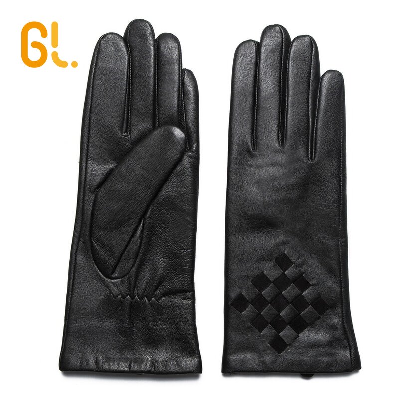 Driving Gloves Factory - Women Fancy 100% Sheepskin Custom made Winter Leather