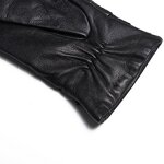 Leather Gloves Factory - Wholesale Winter Sheepskin Dressing Gloves With Button