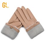 Rabbit Fur Gloves Manufacturer - Custom Luxury Real Fur Cuff Leather Winter