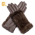 Mink Fur Gloves Factory - Luxury Top Quality Mink Fur Leather Fashion Women