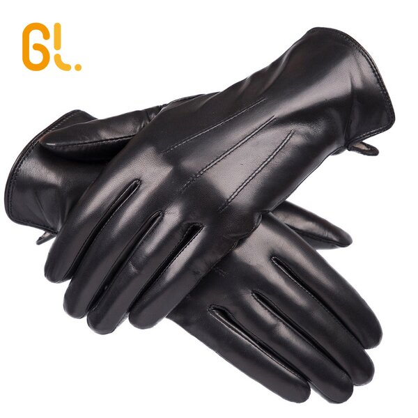 Leather Gloves Factory - Custom Lining Female Winter Durable Lambskin Sheepskin