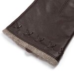 Driving Gloves Manufacturer - Brown Custom Car Genuine Sheepskin Leather Women