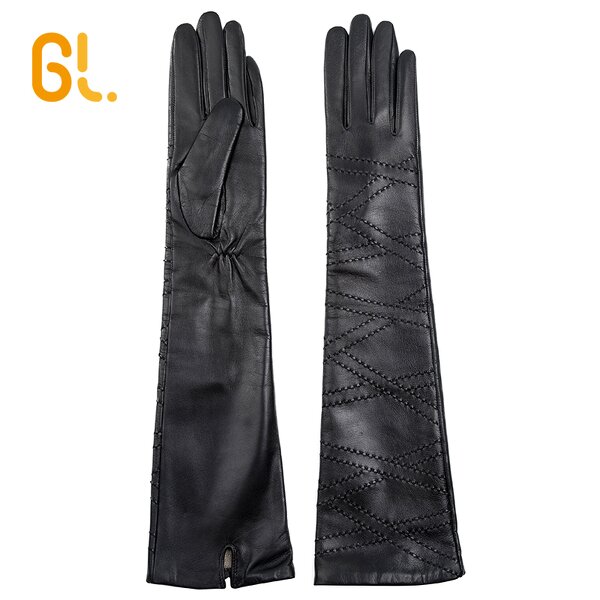 Opera Gloves Manufacturer - Custom Sex Ladies Long Luxury Goatskin Leather