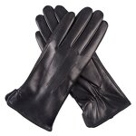 Leather Gloves Factory - Custom Lining Female Winter Durable Lambskin Sheepskin