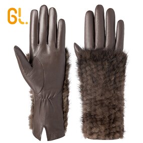 Mink Fur Gloves Factory - Luxury Top Quality Mink Fur Leather Fashion Women
