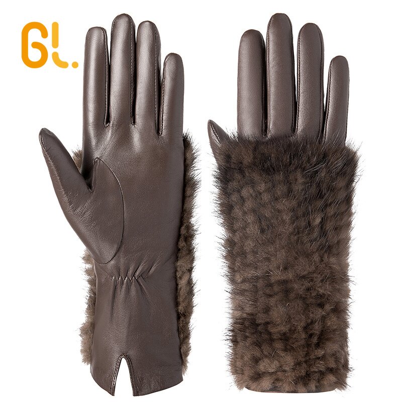 Mink Fur Gloves Factory - Luxury Top Quality Mink Fur Leather Fashion Women