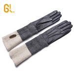 Touchscreen Gloves Manufacturer - Women Fashion Dress Winter Long Leather Gloves