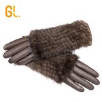 Mink Fur Gloves Factory - Luxury Top Quality Mink Fur Leather Fashion Women