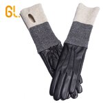 Touchscreen Gloves Manufacturer - Women Fashion Dress Winter Long Leather Gloves
