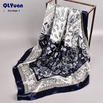 Square Scarf Factory - Wholesale Two-Color Cashew Nut Salad 9090 Casual Ladies