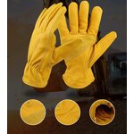 Leather Gloves Factory - Cowhide Labor Protection Soft Wear Resistant Welder