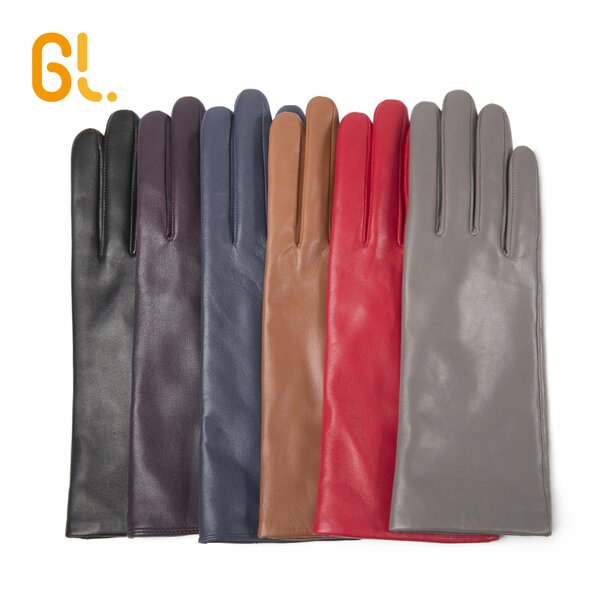 Leather Gloves Manufacturer - Silk Lined Ladies 100% Ethiopian Lambskin Opera