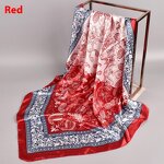 Square Scarf Factory - Wholesale Two-Color Cashew Nut Salad 9090 Casual Ladies