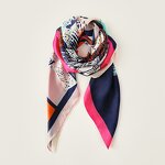 Silk Scarf Factory - Custom Logo Print Silk Scarves 9090cm Square Silk