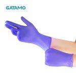 Vinyl Nitrile Gloves Factory - Black Powder Free Nitrile Blended Gloves