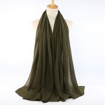 Cotton Scarf Factory - China Custom Logo Ladies Twill Cotton Ribbed Hijab