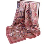 Silk Scarf Manufacturer - Autumn Winter New 9090 Large Square Silk Printed