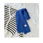 Wool Scarf Factory - Custom Boys Scarves Pure Color Woolen Mufflers Girls